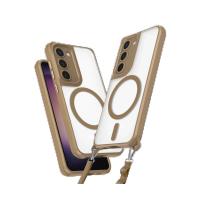 Newface Samsung Galaxy S23 Plus Kılıf Enka Magsafe Silikon Kılıf - Desert