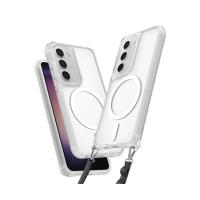 Newface Samsung Galaxy S23 Plus Kılıf Enka Magsafe Silikon Kılıf - Şeffaf