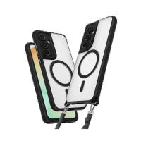 Newface Samsung Galaxy S25 Kılıf Enka Magsafe Silikon Kılıf - Siyah