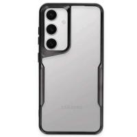 Newface Samsung Galaxy S25 Kılıf Boyi Silikon Kapak - Siyah