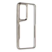 Newface Samsung Galaxy S25 Kılıf Boyi Silikon Kapak - Titan Gri