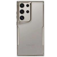 Newface Samsung Galaxy S25 Ultra Kılıf Boyi Silikon Kapak - Titan Gri