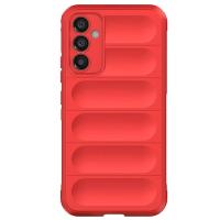 Newface Samsung A56 Kılıf Optimum Silikon - Kırmızı