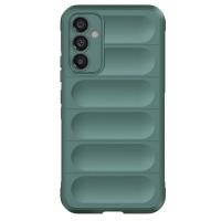 Newface Samsung A56 Kılıf Optimum Silikon - Koyu Yeşil