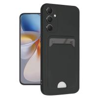 Newface Samsung Galaxy A16 5G Kılıf Kelvin Kartvizitli Silikon - Siyah