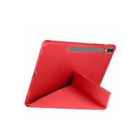 Newface Samsung Galaxy X510 Tab S9 FE 11 Kılıf Kalemlikli Mars Tablet Kılıfı - Kırmızı