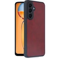 Newface Samsung Galaxy A26 Kılıf Aras Deri Kapak - Bordo