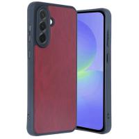 Newface Samsung Galaxy A15 4G Kılıf Aras Deri Kapak - Bordo