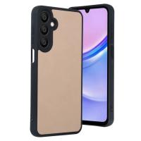 Newface Samsung Galaxy A15 4G Kılıf Aras Deri Kapak - Pudra