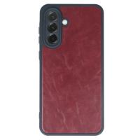 Newface Samsung Galaxy A35 5G Kılıf Aras Deri Kapak - Bordo