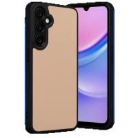 Newface Samsung Galaxy M15 Kılıf Aras Deri Kapak - Pudra