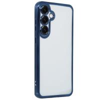 Newface Samsung Galaxy S25 Kılıf Razer Lensli Silikon - Lacivert