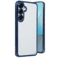 Newface Samsung Galaxy S25 Kılıf Razer Lensli Silikon - Lacivert