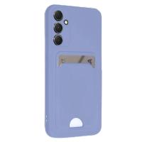 Newface Samsung Galaxy A16 5G Kılıf Kelvin Kartvizitli Silikon - Lila