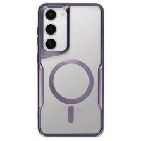 Newface Samsung Galaxy S23 Kılıf Boyi Magsafe Silikon Kapak - Derin Mor