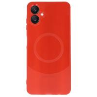 Newface Samsung A06 Kılıf Maya Karbon Kapak - Kırmızı