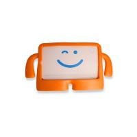 Newface Samsung Galaxy T500 Tab A7 10.4 Kılıf Karakter Tablet Silikon - Turuncu