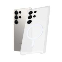 Newface Samsung Galaxy S23 Ultra Kılıf PC Zara Magsafe Şeffaf Kılıf - Şeffaf