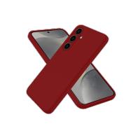 Newface Samsung Galaxy S25 Kılıf Nano içi Kadife Silikon - Kırmızı