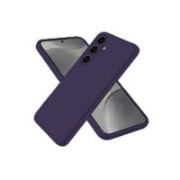 Newface Samsung Galaxy S25 Kılıf Nano içi Kadife Silikon - Mor