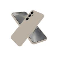 Newface Samsung Galaxy S25 Kılıf Nano içi Kadife Silikon - Pudra