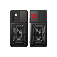 Newface Samsung Galaxy S24 FE Pars Lens Yüzüklü Silikon - Kırmızı