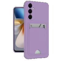 Newface Samsung Galaxy S24 Plus Kelvin Kartvizitli Silikon - Lila