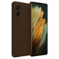 Newface Samsung Galaxy S25 Edge First Silikon - Kahverengi