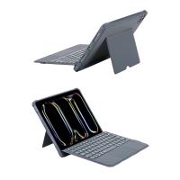 Newface T5507D iPad Pro 11 (2022) Kılıf Palermo Ledli Klavyeli Standlı Tablet Kılıfı - Siyah