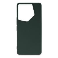 Newface Tecno Camon 20 Pro 5G Kılıf First Silikon - Koyu Yeşil