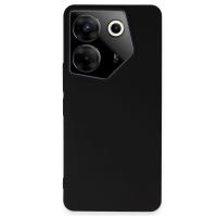 Newface Tecno Camon 20 Pro 5G Kılıf First Silikon - Siyah