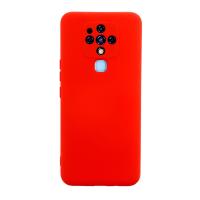 Newface Tecno Camon 16 Kılıf Nano içi Kadife Silikon - Kırmızı