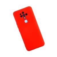 Newface Tecno Camon 16 Kılıf Nano içi Kadife Silikon - Kırmızı