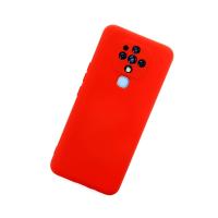 Newface Tecno Camon 16 Kılıf Nano içi Kadife Silikon - Kırmızı