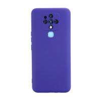 Newface Tecno Camon 16 Kılıf Nano içi Kadife Silikon - Mor