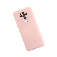 Newface Tecno Camon 16 Kılıf Nano içi Kadife Silikon - Pudra