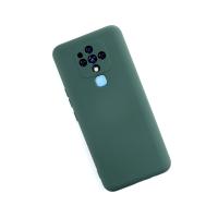 Newface Tecno Camon 16 Kılıf Nano içi Kadife Silikon - Koyu Yeşil