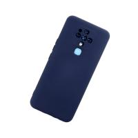 Newface Tecno Camon 16 Kılıf Nano içi Kadife Silikon - Lacivert