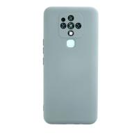 Newface Tecno Camon 16 Kılıf Nano içi Kadife Silikon - Buz Mavisi