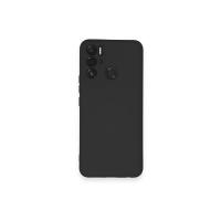 Newface Tecno Pova Neo Kılıf Nano içi Kadife Silikon - Siyah