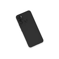 Newface Tecno Pova Neo Kılıf Nano içi Kadife Silikon - Siyah