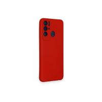 Newface Tecno Pova Neo Kılıf Nano içi Kadife Silikon - Kırmızı
