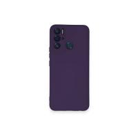 Newface Tecno Pova Neo Kılıf Nano içi Kadife Silikon - Mor