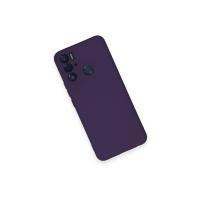Newface Tecno Pova Neo Kılıf Nano içi Kadife Silikon - Mor