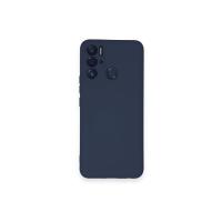 Newface Tecno Pova Neo Kılıf Nano içi Kadife Silikon - Lacivert