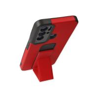 Newface Tecno Pova Neo Kılıf Mega Standlı Silikon - Kırmızı