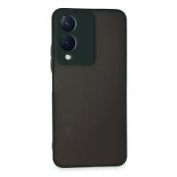 Newface Vivo Y17S Kılıf Montreal Silikon Kapak - Yeşil