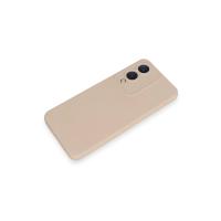 Newface Vivo Y17S Kılıf Nano içi Kadife Silikon - Pudra