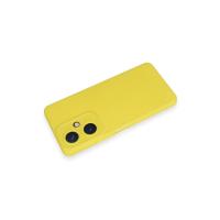 Newface Vivo Y27 Kılıf Nano içi Kadife Silikon - Sarı