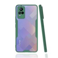 Newface Vivo V21e Kılıf Platin Silikon - Yeşil